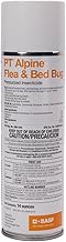 BASF PT Alpine Flea & Bed Bug Killer, Fast Acting Insecticide, Extended Long Lasting Pest Control Formula, Quick Dry, Non-staining, Ready to Use Spray Can 14 oz