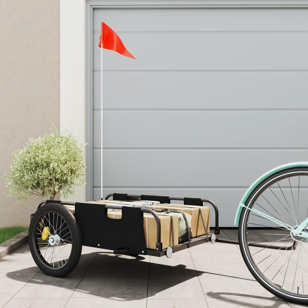 AUVYI Fahrradanhänger Fahrrad-Lastenanhänger Modern Möbelbau Vielseitige Anhänger für den Transport Schwerer Güter Praktisches