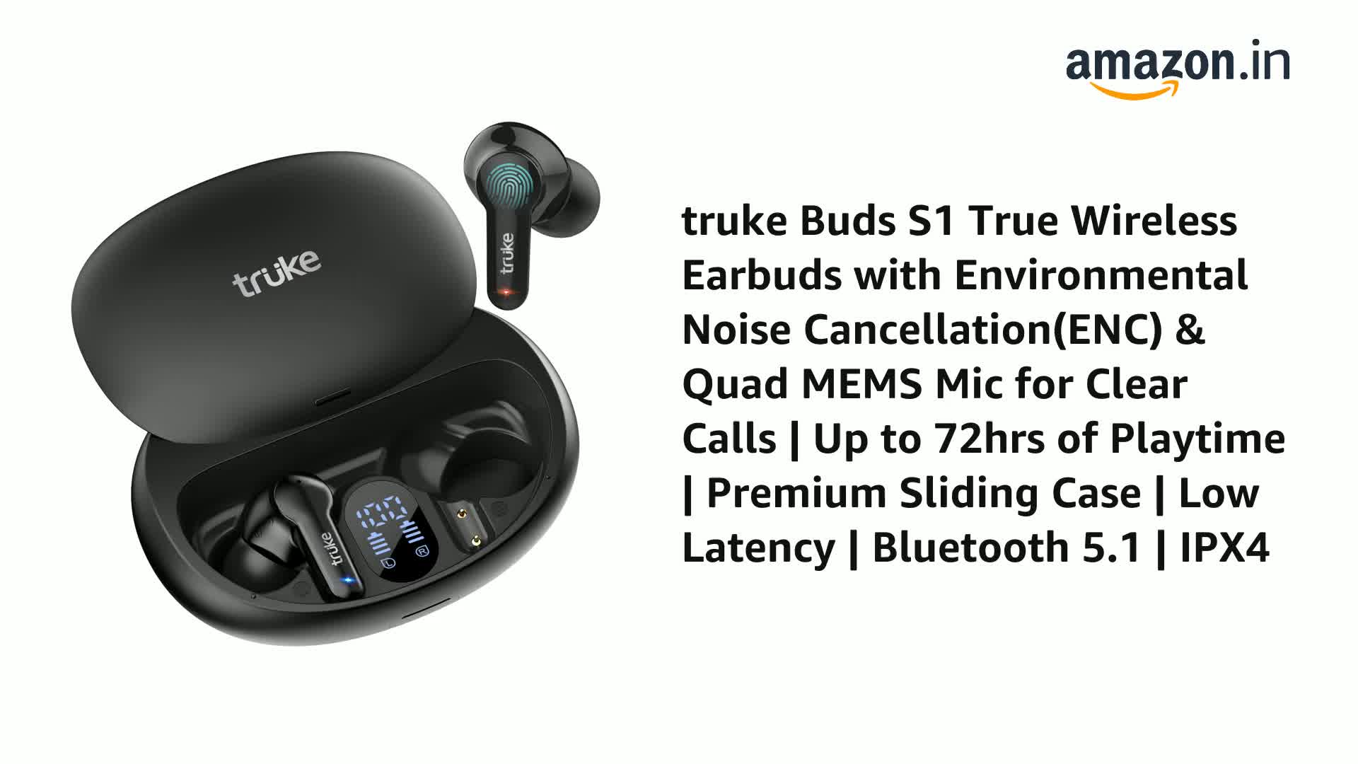 truke Buds S1 True Wireless Earbuds 