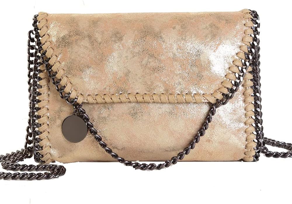 Designer Chain Shoulder Purse for Women Soft Leather Quilted Clucth Fashion Message Crossbody bag