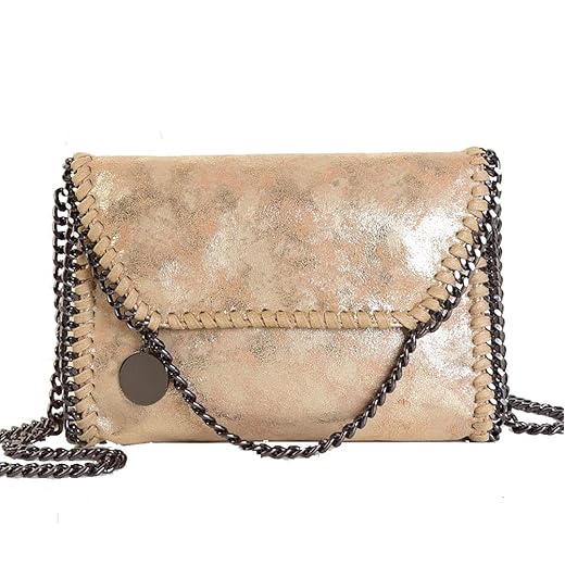 Beatfull Designer Chain Shoulder Purse for Women Soft Leather Quilted Clucth Fashion Message Crossbody bag