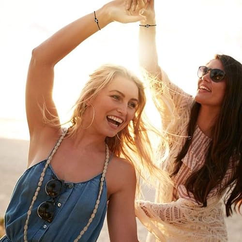 Miniatura 6 de BOCHOI Pinky Promise - Pulseras a juego para parejas, mejor amiga, mejor amiga, pulsera de amistad, madre, hijo, hija, niño, niña, él, novia, novio