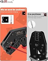 Vista 3 de JRready DT Kit de conectores Deutsch, conectores impermeables IP68 de 2, 3, 4, 6, 8 y 12 pines, herramienta de crimpado Deutsch, pines estampados