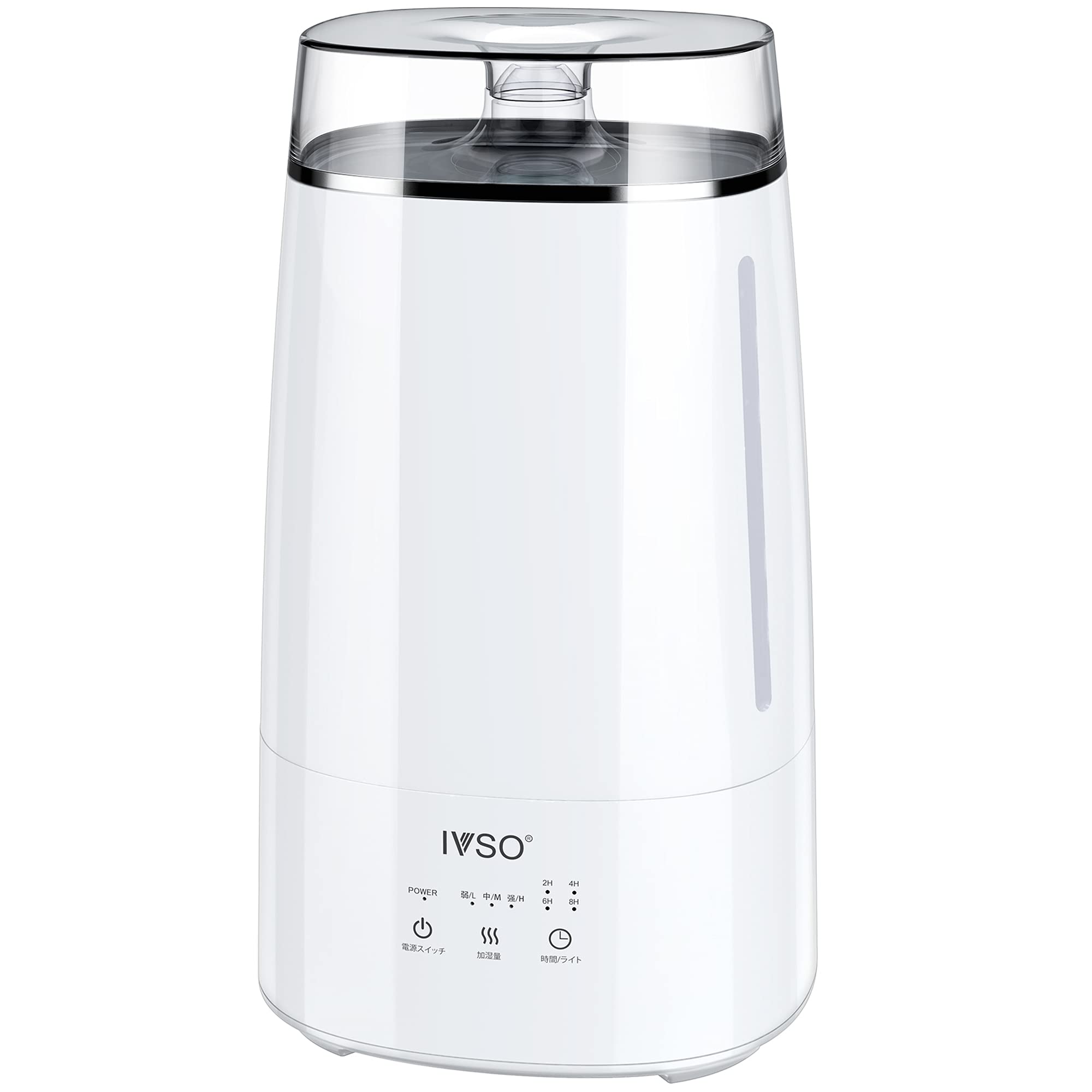 Amazon | 加湿器卓上 IVSOJP 超音波式加湿器3段階モード30時間連続加湿  