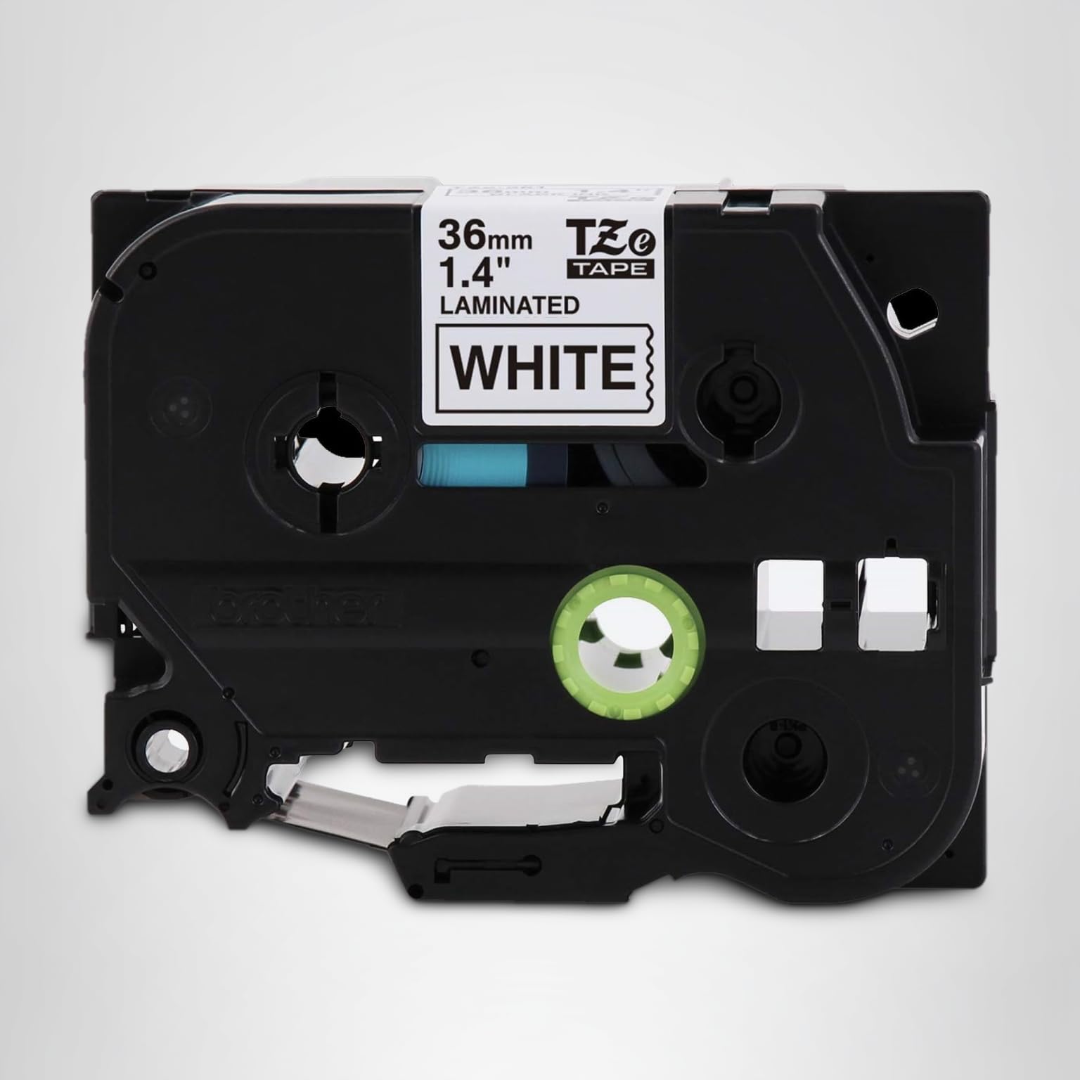 Amazon.com: Brother P-Touch TZe-M365 White Print on Matte Black