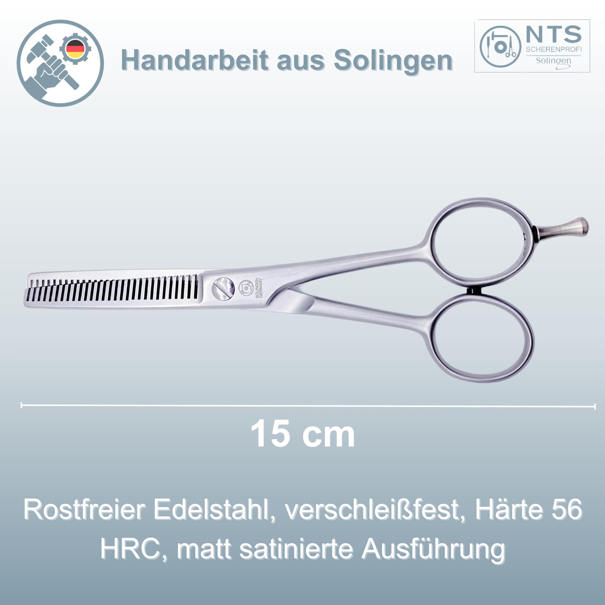 NTS-Solingen Dog Scissors / Grooming Scissors, Dog Pet Line Rust-Free - Image 2