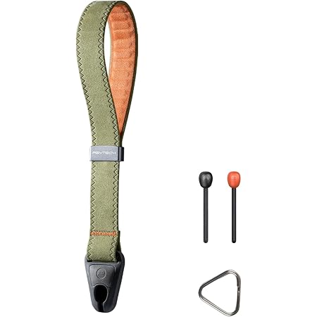 A-Dragonne réglable en cuir PU pour appareil photo Dslr, pour Sony