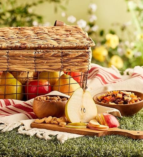 Harry & David Deluxe Orchard Fruit Gift Basket, Fresh Pears, Apples, Dried Fruit & Gourmet Snacks, Healthy Fruit And Nut Gift Basket, Gift For All Occasions, Families, Corporate, Sympathy, Delivery - Thumbnail 4