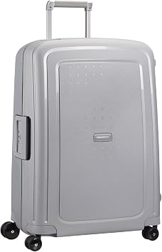 Samsonite S'Cure - Spinner M, Suitcase, M (69 cm), 79 L, Silver (Silver)