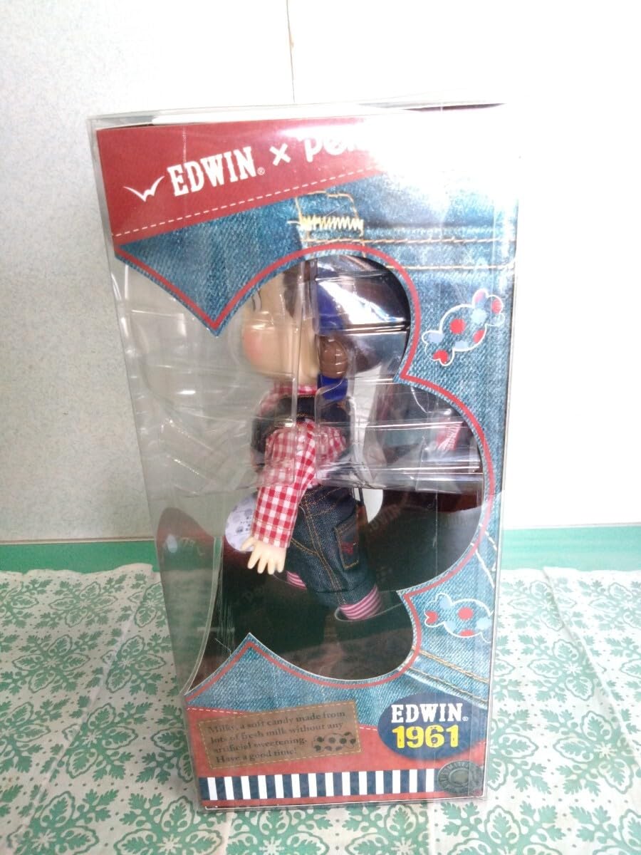 ペコちゃん EDWIN コラボ フィギュア 【希少】 Amazon.co.jp: レア 元箱 送り状 付 不二家 ペコちゃん EDWIN