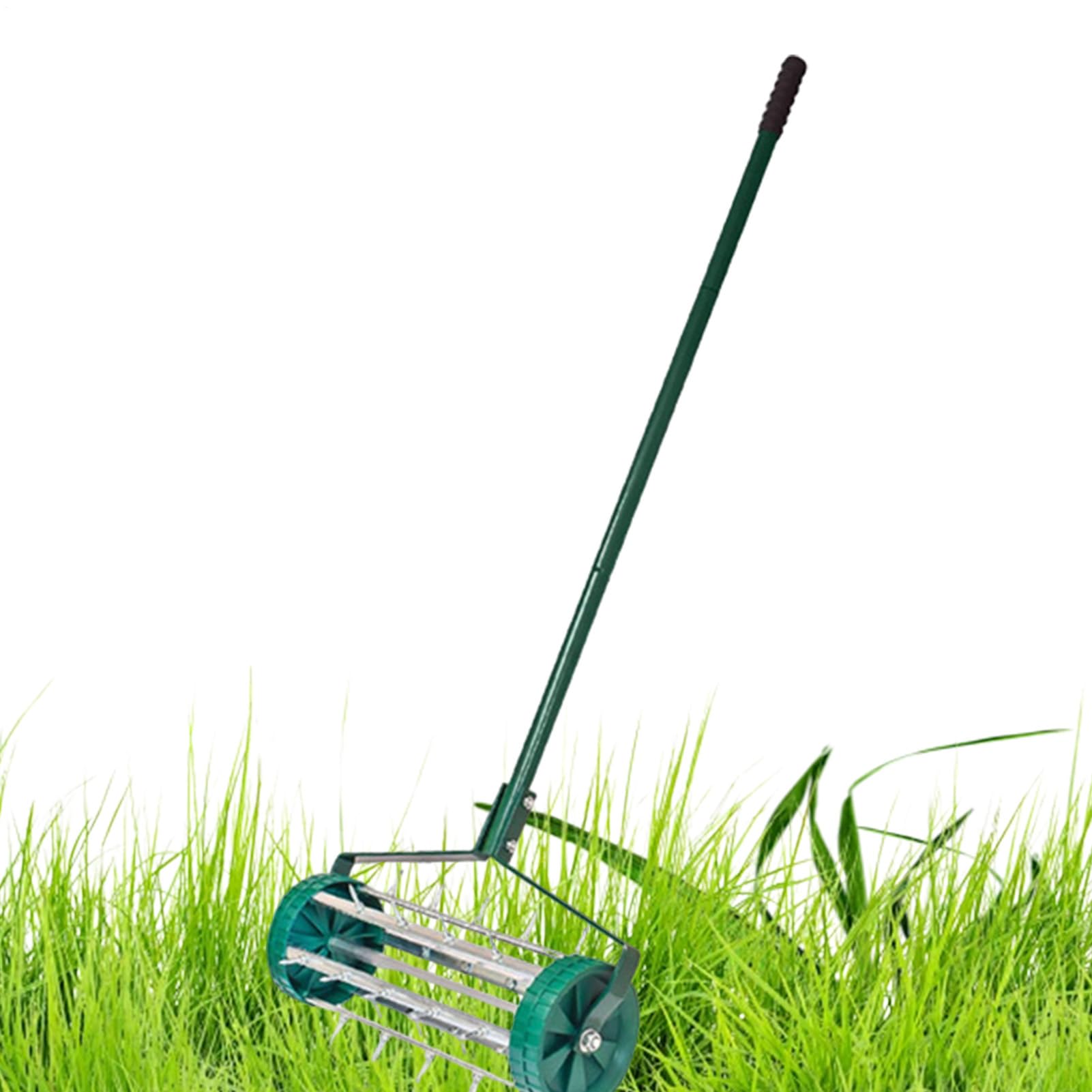 Generisch Rasenbelüfter, Rasenbelüfter-Werkzeug,Rollbares Rasenbelüfter | Werkzeug Griff - Rasenbelüfter, Grasbelüfter-Werkzeuge, Rasenbelüftungsmaschine, Schubbelüfter für Terrasse, Hof, Garten