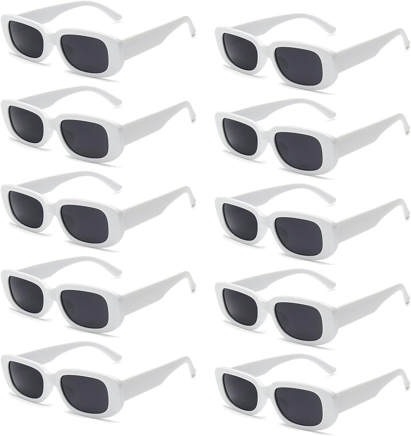 YQVIE Rectangle Sunglasses Bulk for Women Men Colorful Glasses for Bachelorette Party