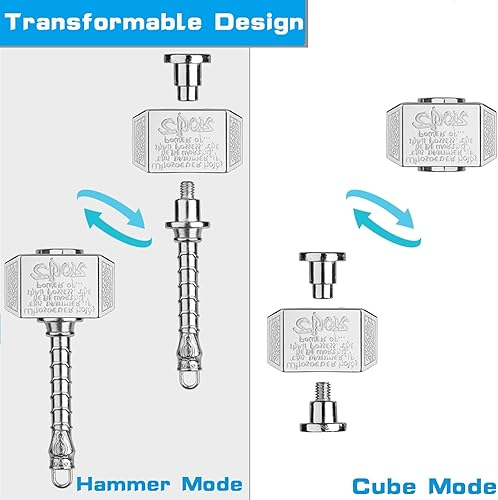 Miniatura 4 de Mjolnir Hammer Fidget Spinners de metal, Thor's Battle Hammer Fidget Hand Spinner, juguete antiansiedad, juguetes para la ansiedad, giroscopio para
