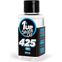 1UP Racing 100425 - Pure Silicone Shock Oil, 100ml, 425 CST 35wt