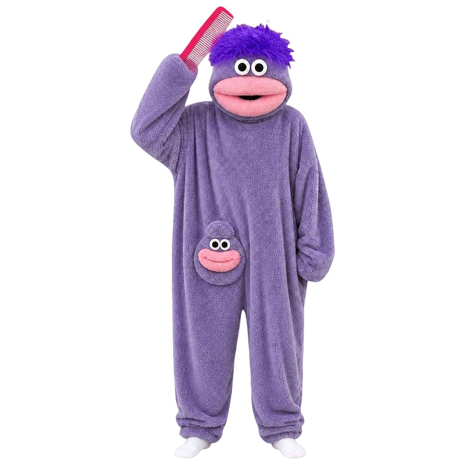 Big Mouth Monster Hoodies for Men UK Adult Funny Pajamas Cute — image 1