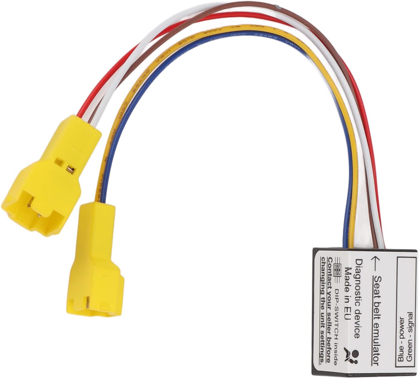 Keenso Seat Sensor Bypass Emulator, Car Passenger Seat Mat Occupation Sensor Bypass Emulator Replacement for A Class W176 Up to 2015 EU