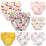 Max Shape Baby Girls Training Underwear,Toddler Girls Training Pants,Training Underwear fo Girls 7 P