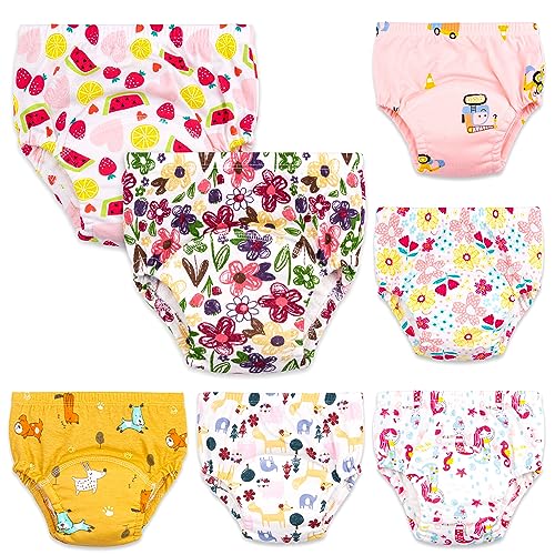 Max Shape Baby Girls Training Underwear,Toddler Girls Training Pants,Training Underwear Fo Girls 7 Pack Orange 2T #TOP14