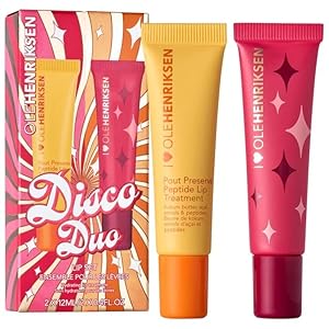 OLEHENRIKSEN Disco Duo Pout Preserve Hydrating Peptide Lip Balm Treatment Holiday Gift Set (2 X 0.4 fl oz)