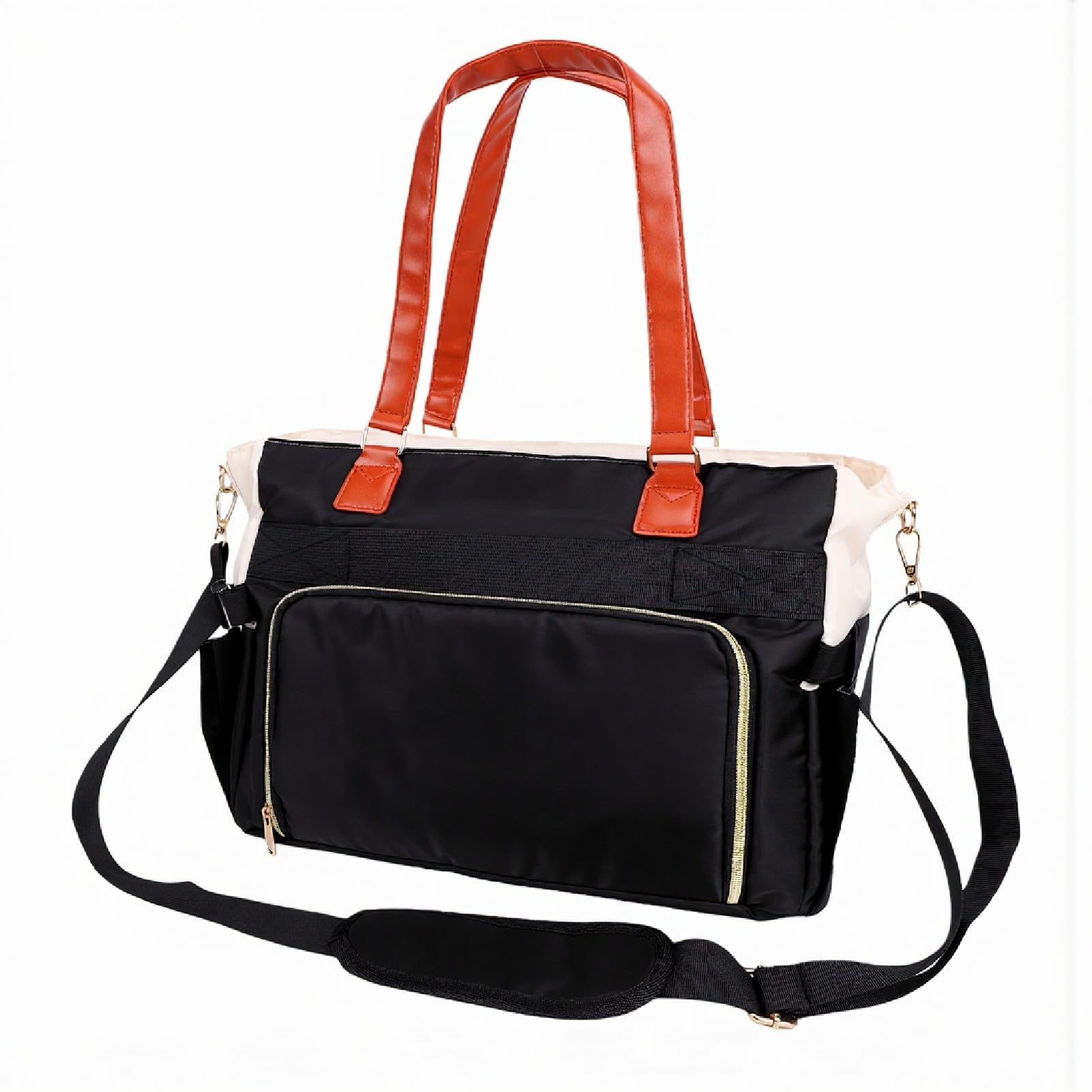 Elegante Borsa Multitasca per Laptop con Portabicchieri per Borsa da Viaggio per Infermieri 44,5x16,5x29 Cm Poliestere