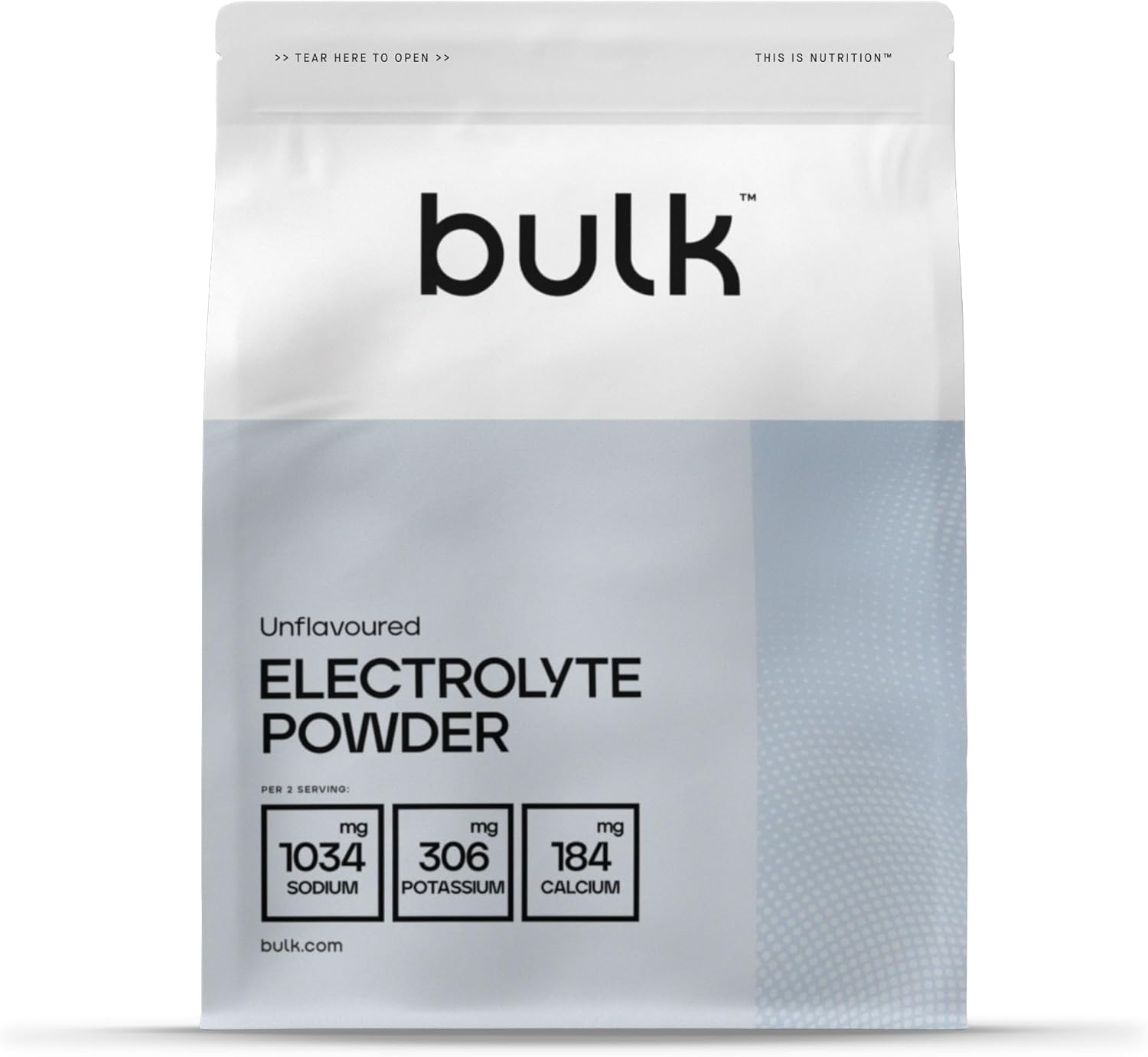 Bulk Electrolyte Powder, Unflavoured, 500 g, Packaging May Vary Bulk Electrolyte Powder, Unflavoured, 500 g, Packaging May Vary