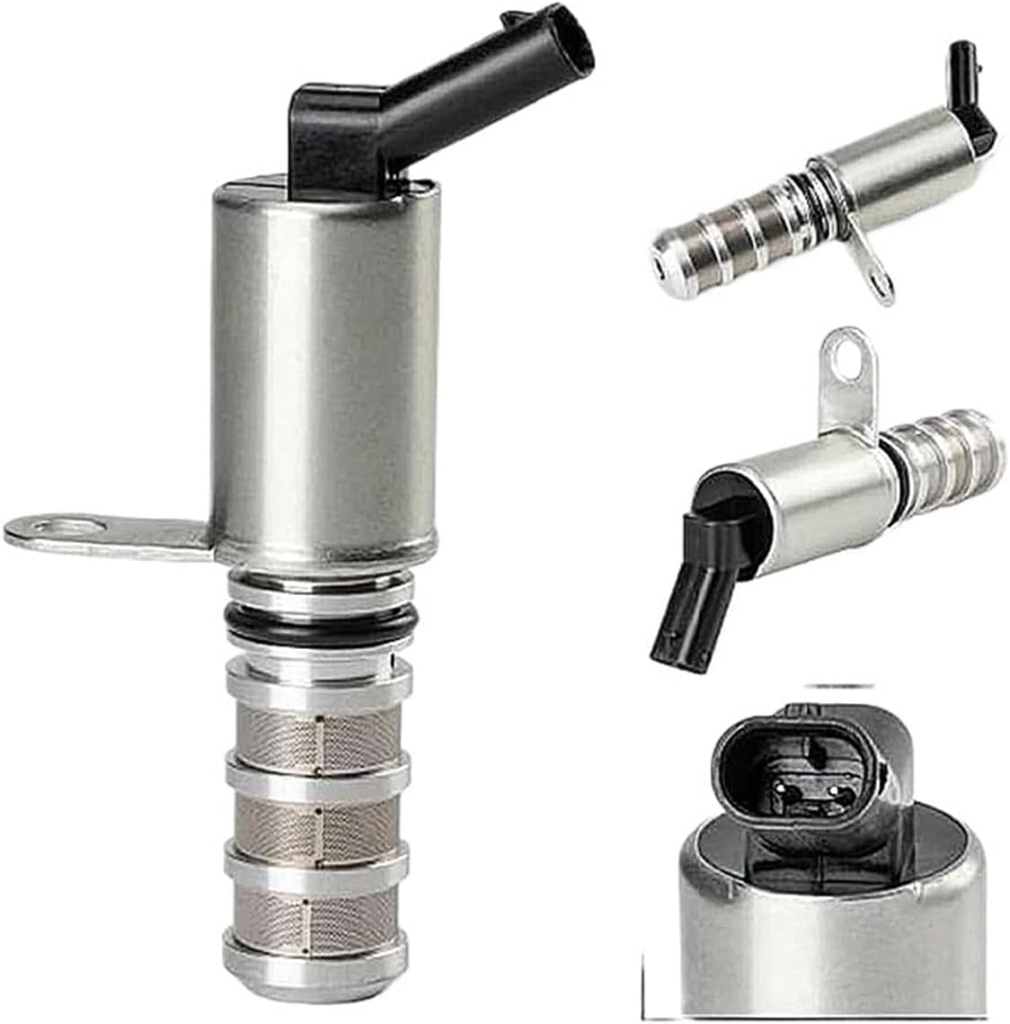 Fuel Tank Vent Valve Solenoid 2PCS Engine Camshaft Variable Valve Timing Oil Control VVT Compatible with12671373 12701385 Carbon Canister Solenoid Valve(2PCS)