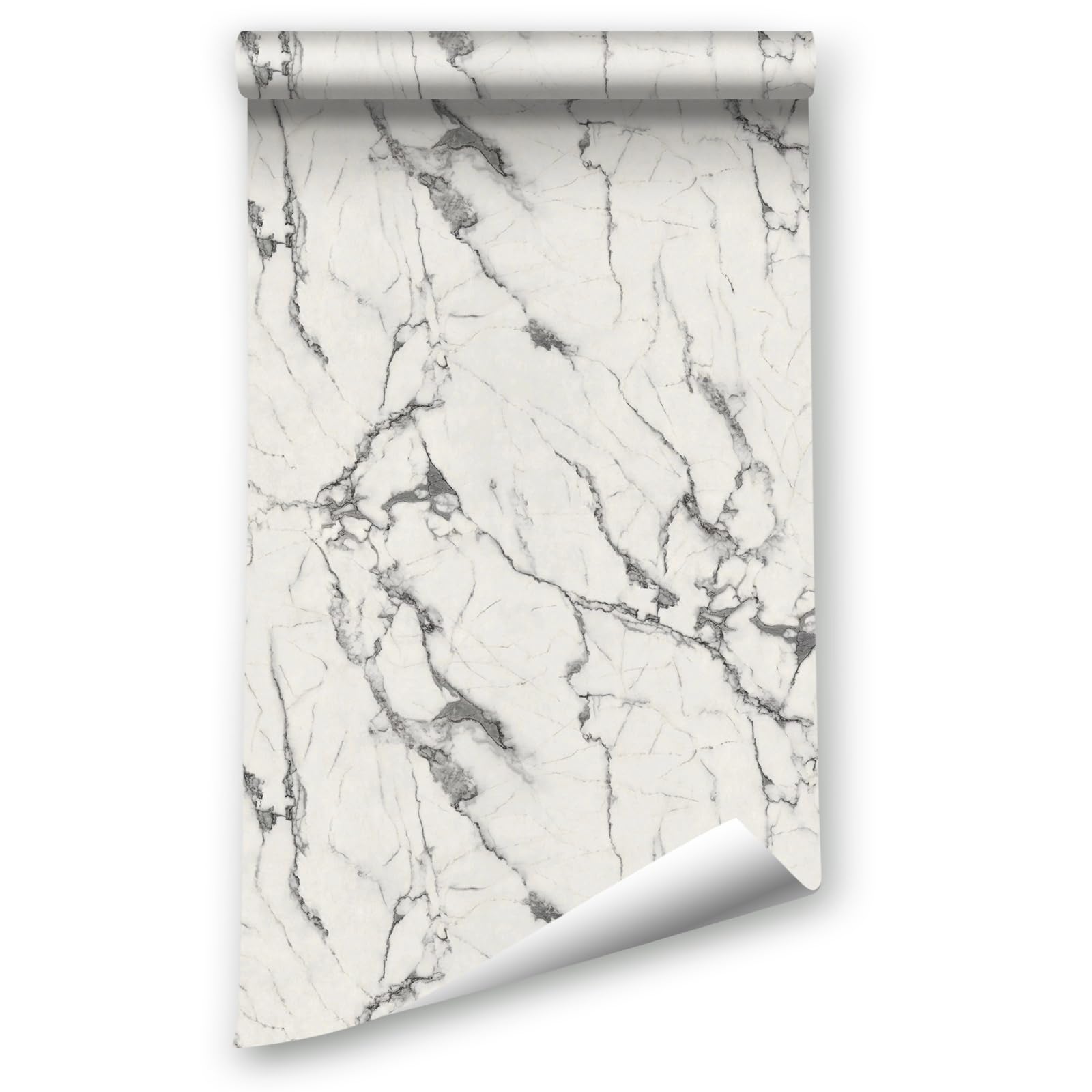 Papier peint effet marbre granit premium aspect brillant et durable