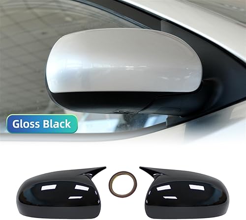 Miniatura 2 de Para KIA K3 Cerato Forte 2009-2017 de fibra de carbono del coche exterior del cuerpo de la puerta lateral de la cubierta del espejo retrovisor tapa