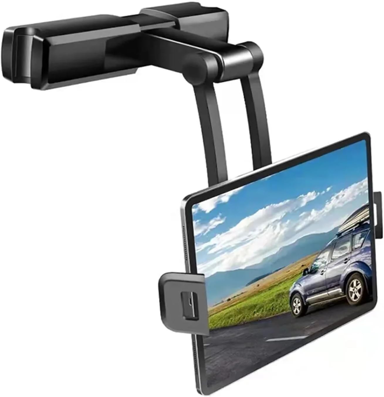Universal Seat Backboard Phone Holder Extendable Tablet Mount Rear Bracket for Mobile Devices and Tablets