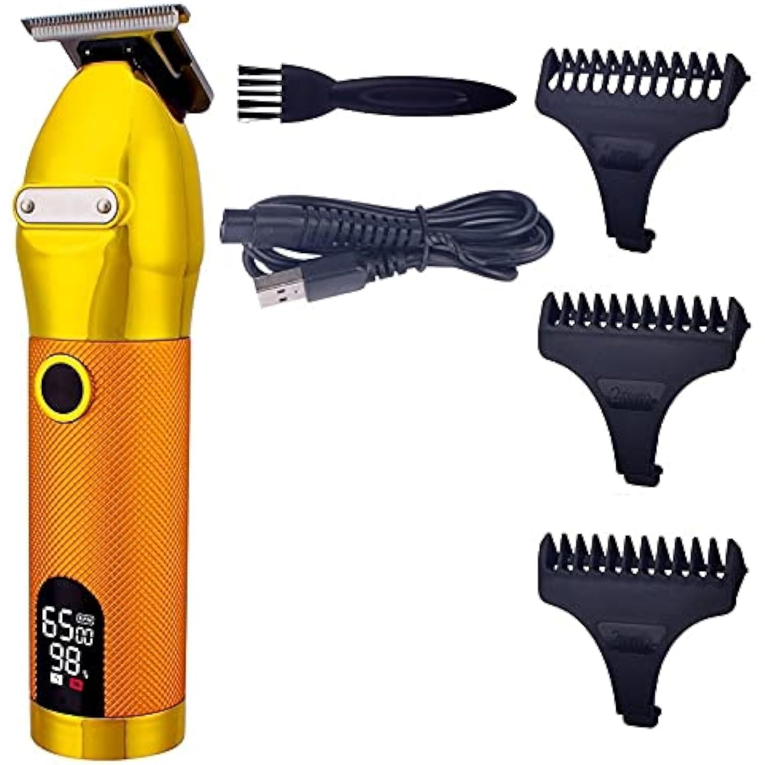 Hair Clippers for Men Electric Rechargeable Low Noise Hair Trimmer Professional Beard Shaver USB Rechargeable Cordless Hair Cutting