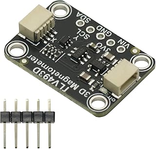 TLV493D Triple-Axis Magnetometer Module Sensor DC 3V-5V for Detecting Magnets
