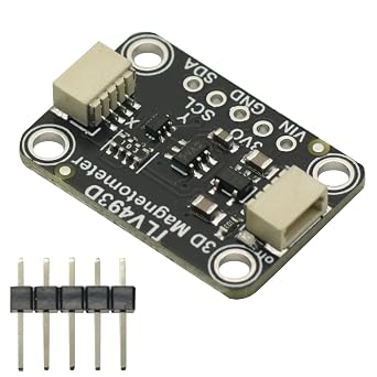 TLV493D Triple-Axis Magnetometer Module Sensor DC 3V-5V for Detecting Magnets