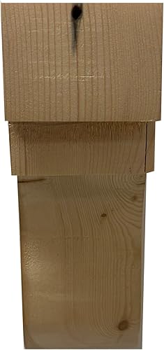 Miniatura 3 de Modern Timber Craft Ménsulas decorativas arqueadas de madera de granero recuperada de 3 x 8 x 6 pulgadas Juego de 2 ménsulas rústicas para chimenea