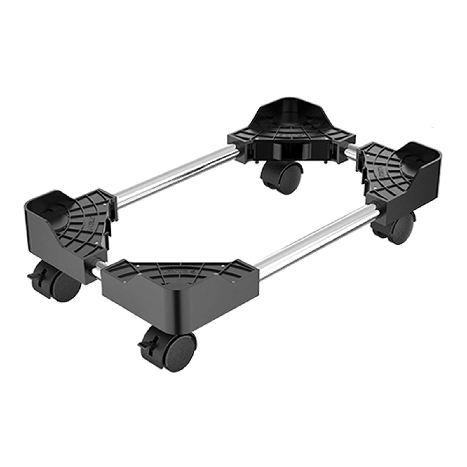 Liudan Supporto per CPU Supporto per la CPU Portautensile Regolabile Desktop Desktop Case Stand Mobile CPU Supporto per PC PC con Larghezza Regolabile e 4 Ruote a Castello, Nero Supporto per PC