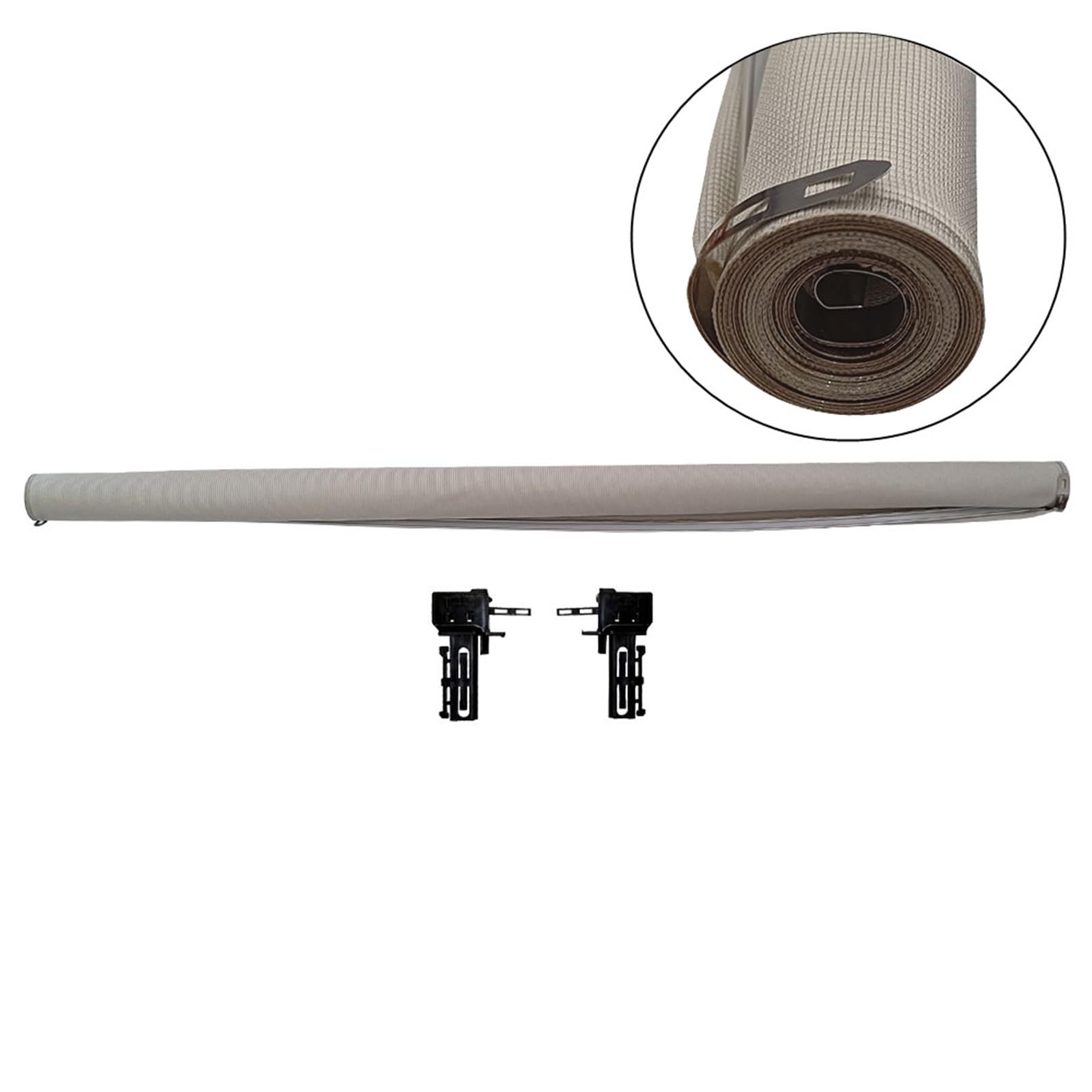 Tendine Parasole Auto Per Skoda Per Karoq 0X7 2018- Per Kodiaq 2015-2018 Auto Panorama Tetto Apribile Tenda Parasole Tenda A Rullo(Beige)
