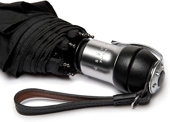 DAVEK SOLO UMBRELLA (Classic Black) - Quality Windproof Travel Umbrella with Automatic Open