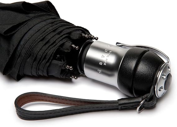 DAVEK SOLO UMBRELLA (Classic Black) - Quality Windproof Travel Umbrella with Automatic Open