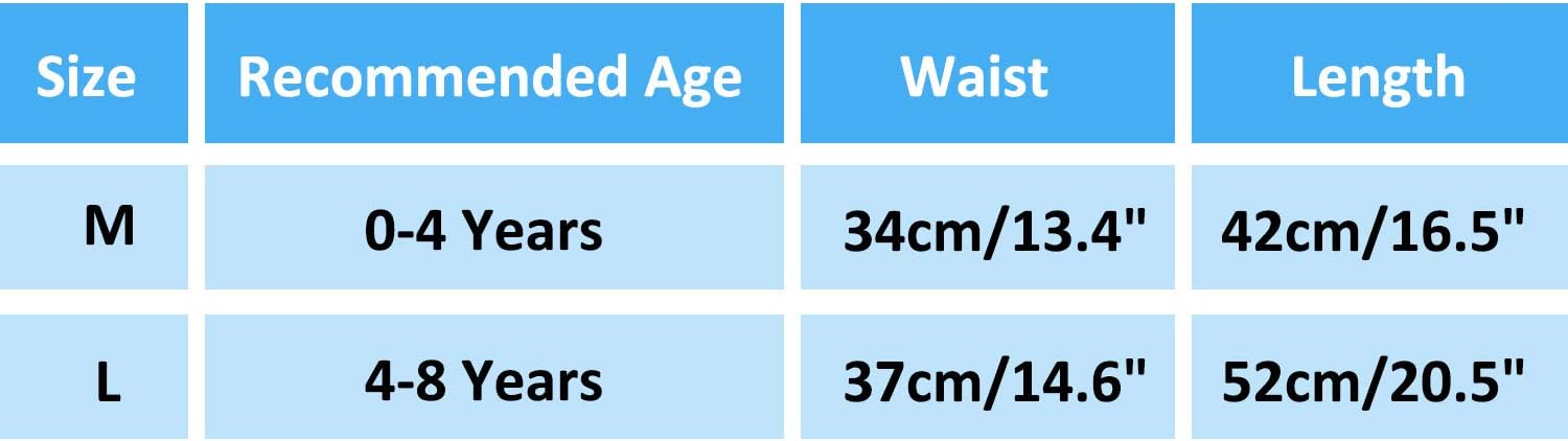 2 Packs Waterproof Diaper Pants Potty Training Cloth Diaper Pants for Baby Boy and Girl Night Time : Baby