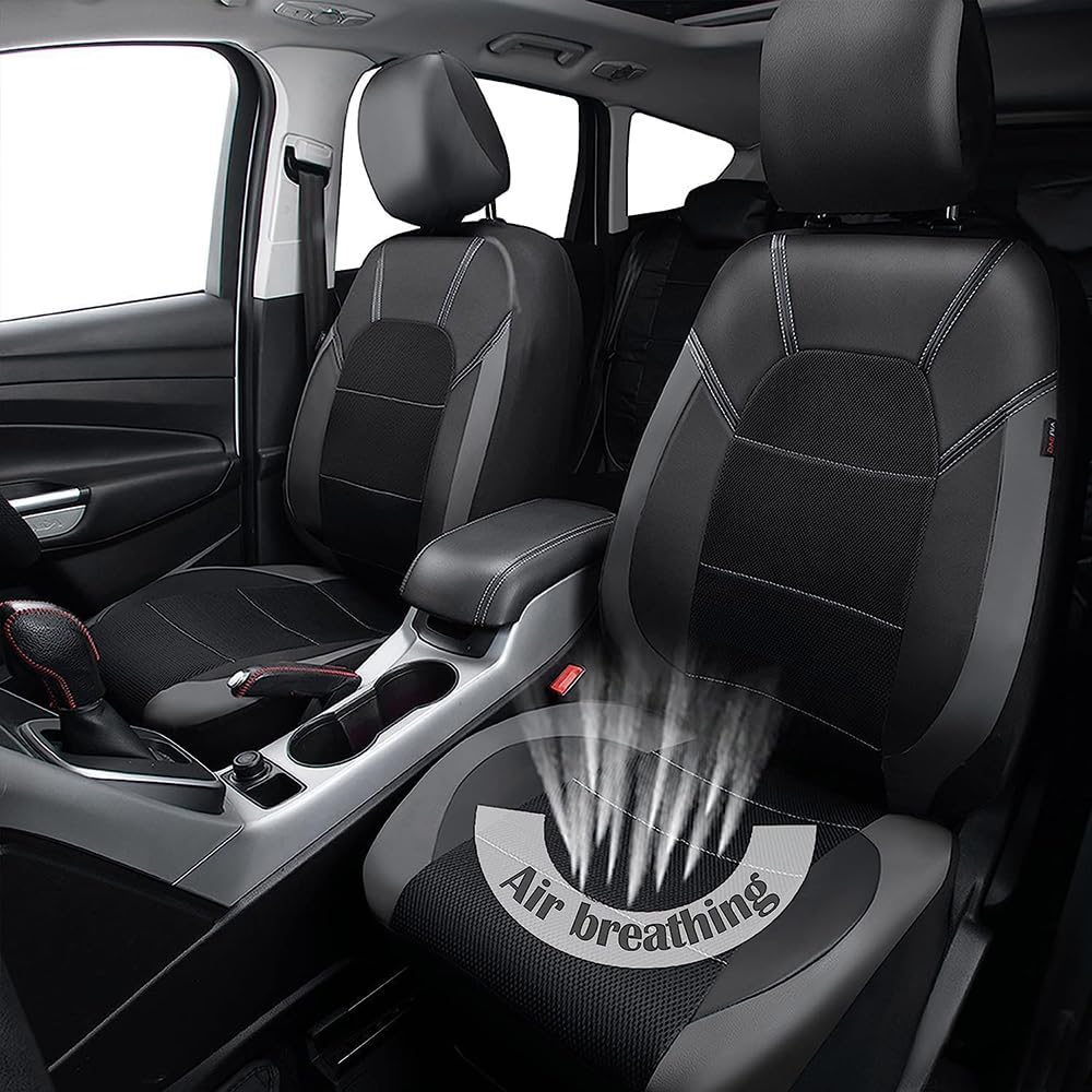 Coprisedili Pelle Per Fiat 500 - Set 5 Posti Impermeabile E Traspirante - Foto 3