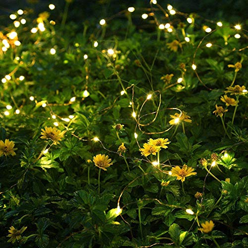 FELISHINE Lichterkette mit 20 LEDs, batteriebetrieben, silberfarbener Kupferdraht, Sternenlichterkette für Heimwerker… – Bild 6
