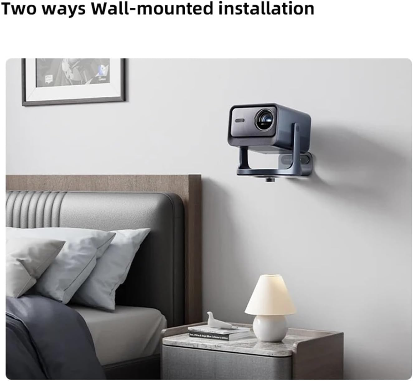 ASW8 Home Projector Universal Wall Mount Bracket Accessories Compatible for Hisense C1S C2 Pro C3 Ultra Series