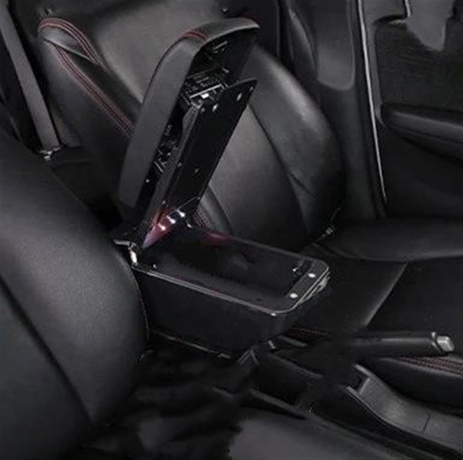 Ysdsls C Black Red Car Armrest Special Storage Box Modification Accessories For Swift 2005 2006 2007 2008 2009-2022