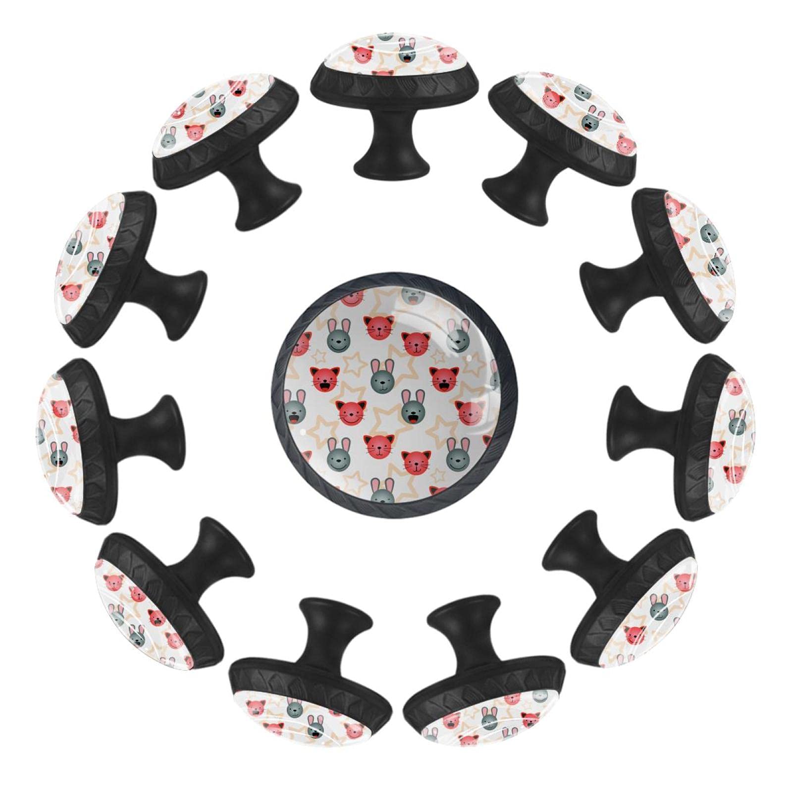 Boutons de tiroir ronds poignée de meuble commode enfant crèche 35mm