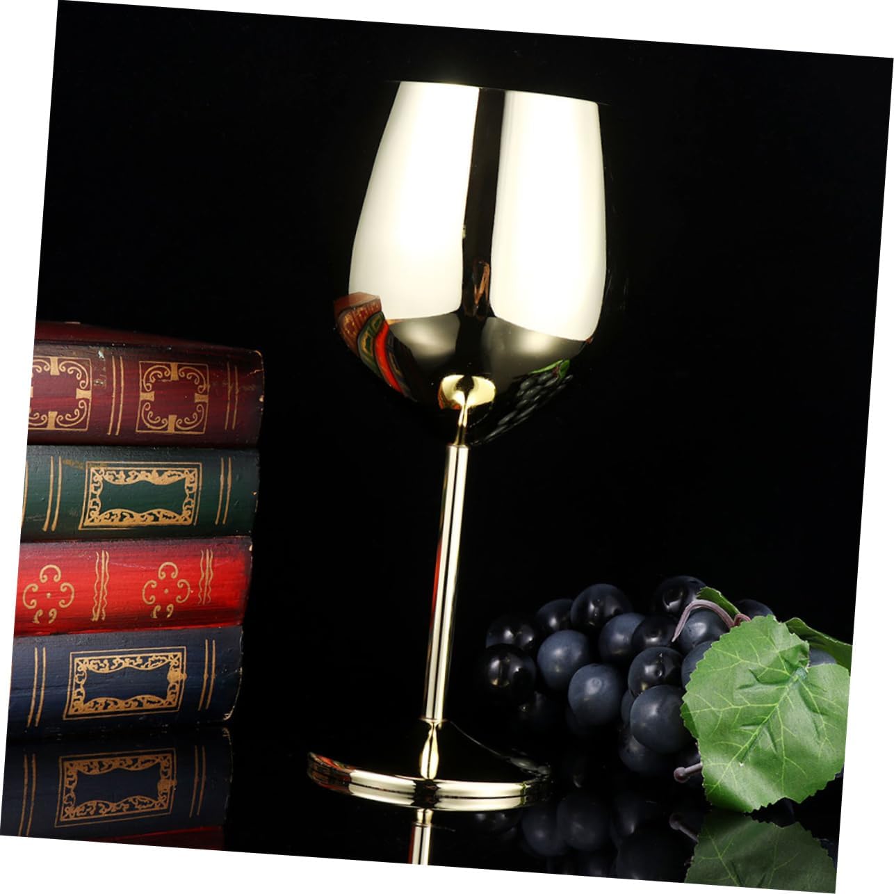 2pcs Stainless Steel Wine Goblets Sturdy Metal Cocktail Cups for Weddings and Parties Stemmed Goblet Glasses Insulated Drinking Glasses for Liquor and Cocktails