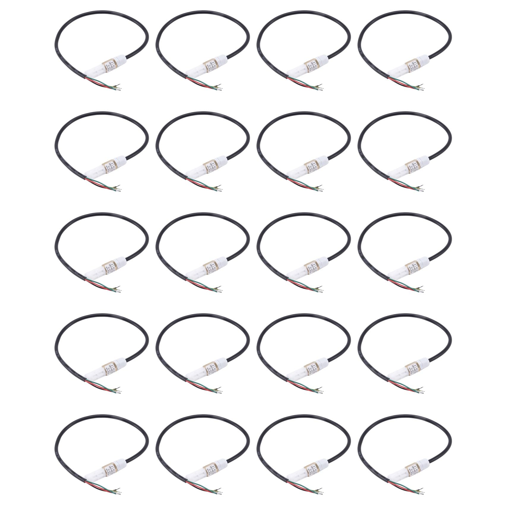 Kueohse 20X SHT30 Waterproof Temperature and Humidity Sensor Probe Digital Temperature Humidity Environmental Monitoring Sensor