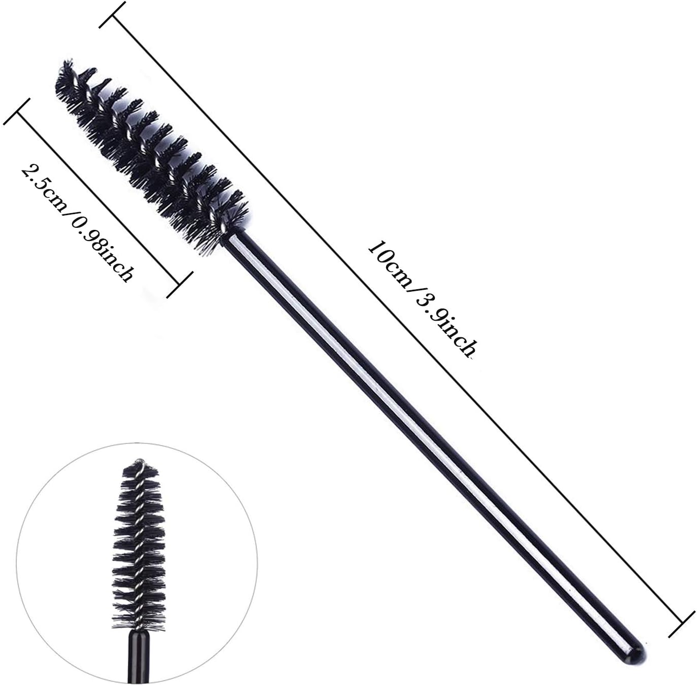 Disposable Eyelash Mascara Brushes for Eye Lashes Extens Eyebrow