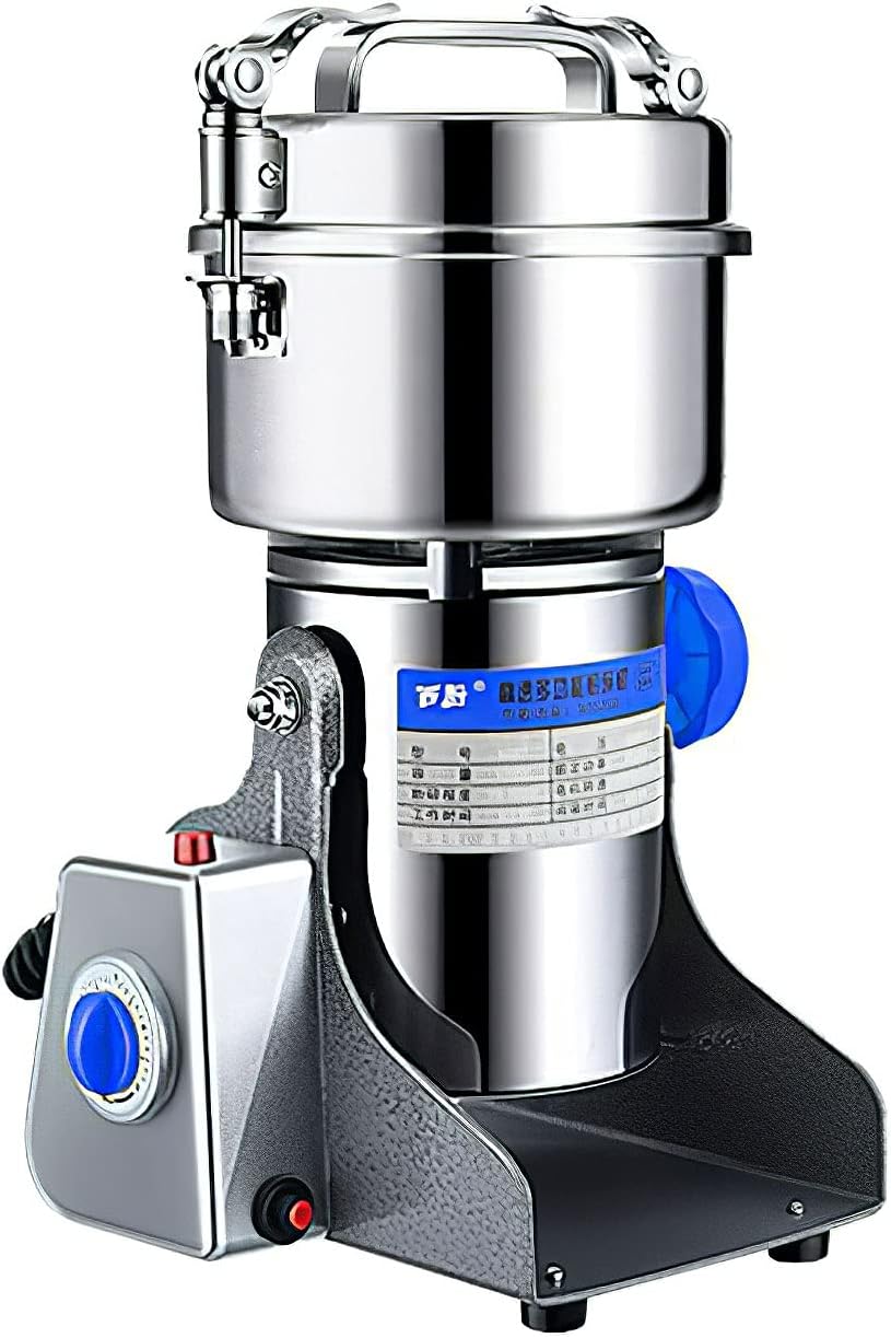 1400-2000W Electric Grain Mills Grinder, Powder Ultra Grinder, Machine Pulverizer for Kitchen, Coffee Bean Grinder, CE/CCC(600g)