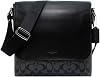 Coach Signature Charles Small Messenger Shoulder Bag Black
