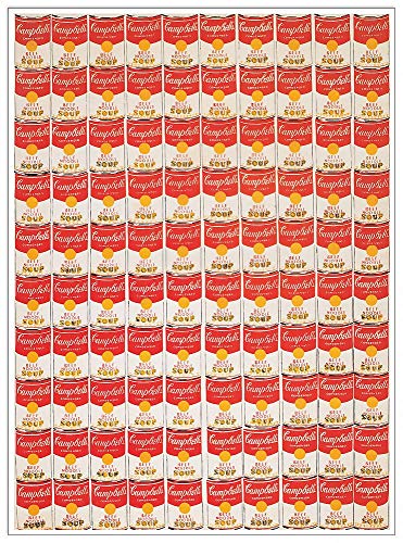Panneaux décoratifs Warhol One Hundred Cans pour salon moderne et bureau - 2