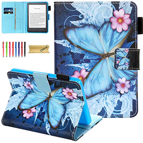 Dteck Case for Kindle 10th Gen 2019 Release - Premium PU Leather Wallet Cover with Smart Auto Wake/Sleep for All-New Kindle 2019 6